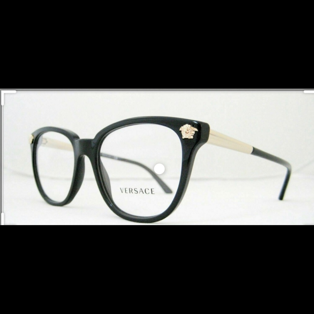 Ladies Authentic Black Versace Frames